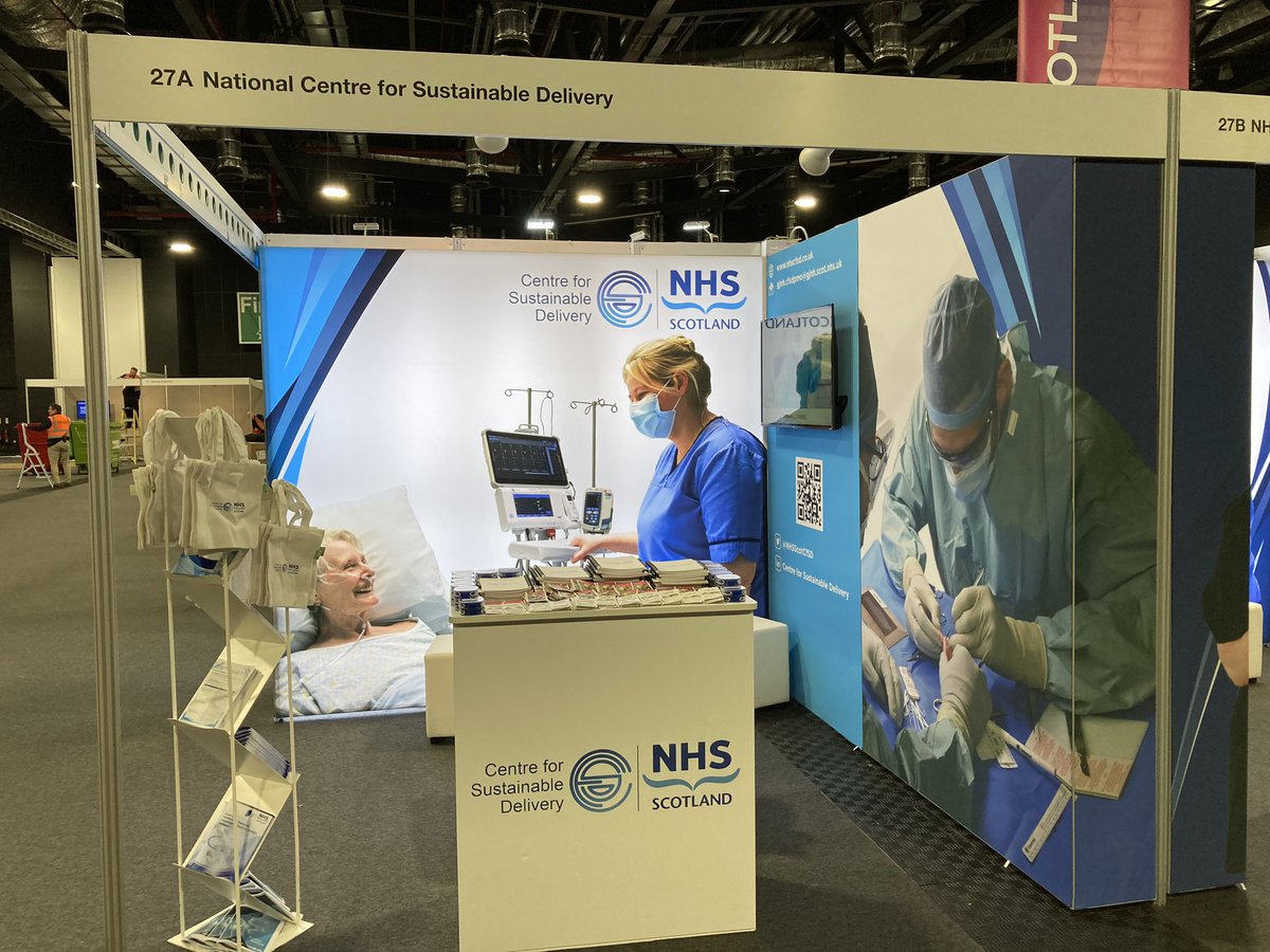 We are set up and ready to go here at #NHSScot22 in @PandJLive! Come and meet the team at Stand 27A today and tomorrow to find out more.