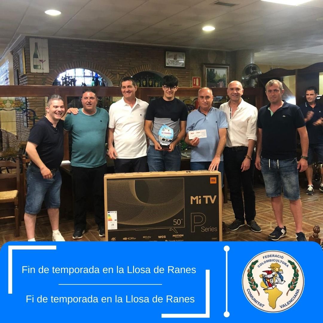 fedcolombicv's tweet photo. El club de la Llosa de Ranes celebra el final de temporada.

——

El club de la Llosa de Ranes celebra el final de temporada.

https://t.co/HHb71qUQnk https://t.co/21LQecAaI7