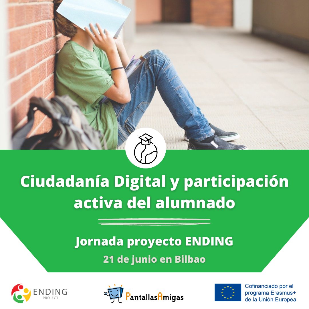 Hoy estamos en la Jornada Ciudadanía Digital y participación activa del alumnado #ENDING.

📌 Uno de los objetivos es identificar prácticas positivas para el fomento de la convivencia y la ciudadaía digital en el aula.