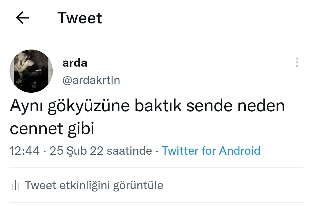 ardakrtln's tweet photo. @DincerAcarr Nasil bi adamsin ya https://t.co/MzcEXqFmpk