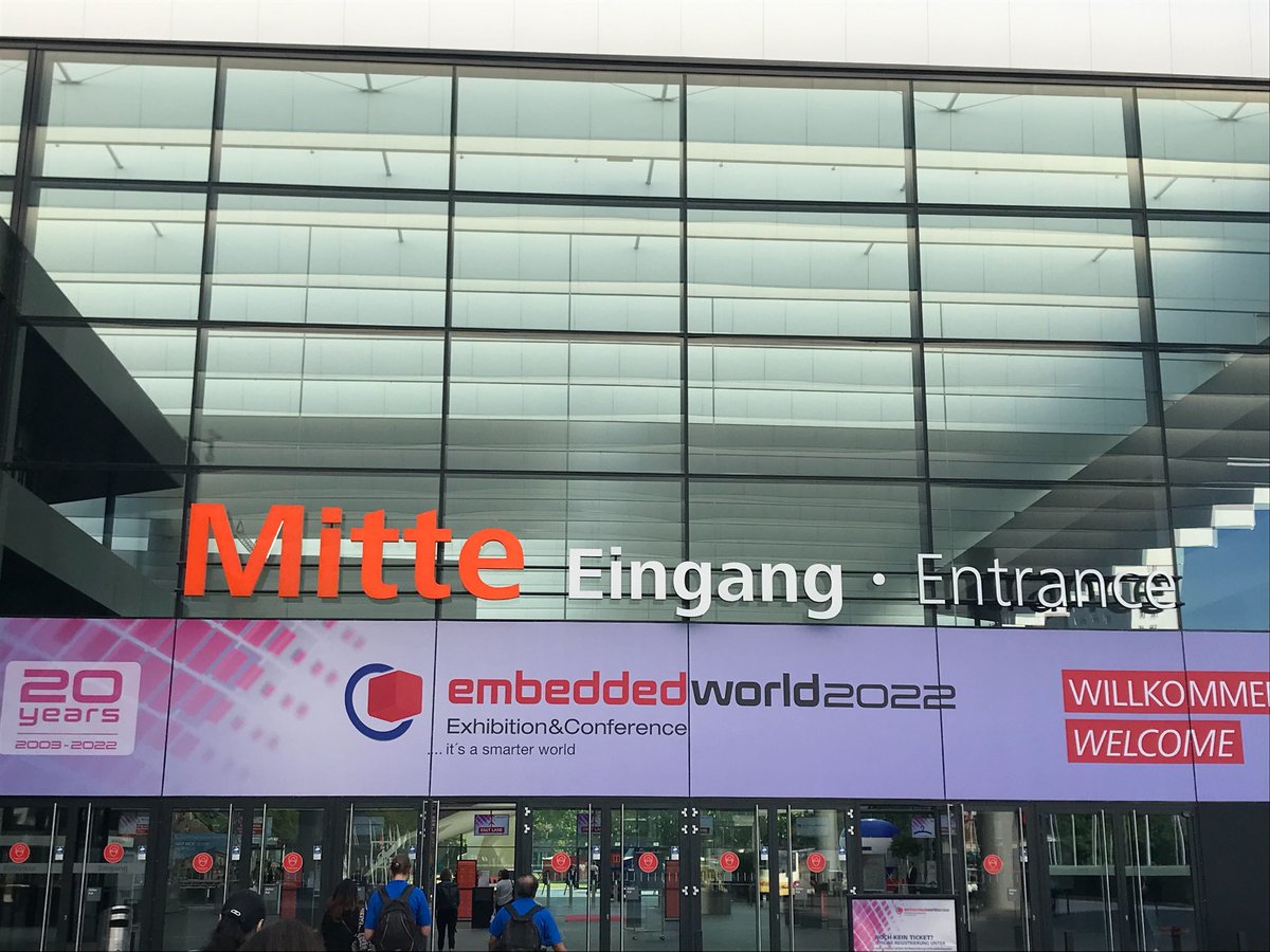 Publitek's tweet image. Welcome to day 1 of #EmbeddedWorld - looking forward to a packed 3 days!

#EmbeddedWorld2022
