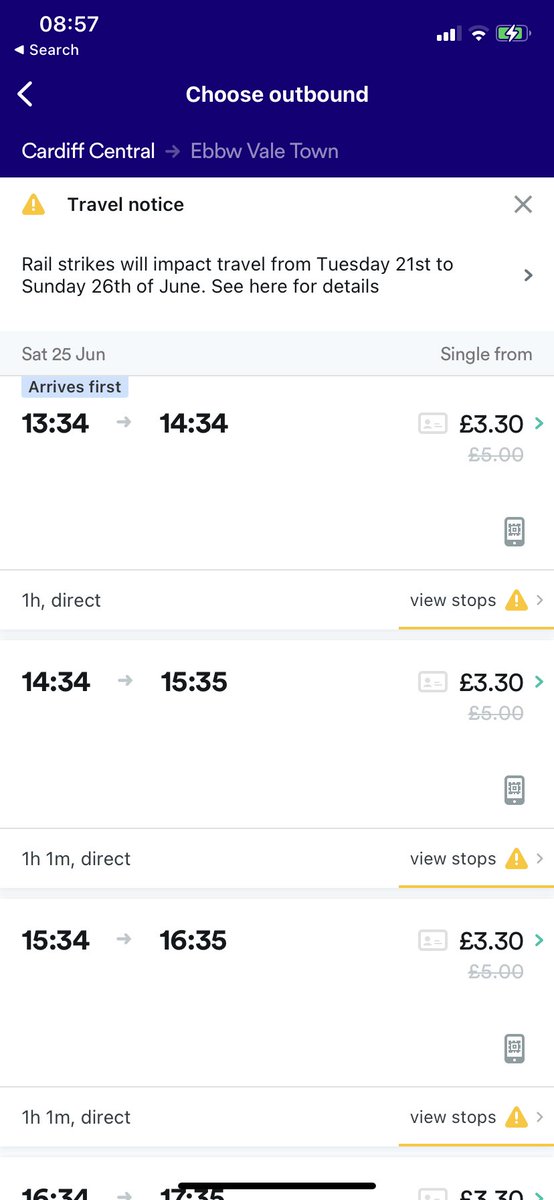 Soffiiedwards's tweet photo. @tfwrail hi, I'm a little confused as one minute people are saying all rail is closed on Saturday yet I see trains running on Saturday? can you advise thank you. https://t.co/VIIFF1cFP8