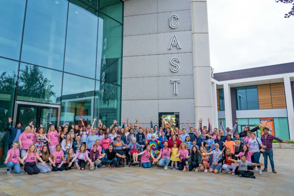 castindoncaster's tweet photo. Launch Day of "The Doncastrian Chalk Circle" at Cast!  

An epic community musical, part of the @NationalTheatre's Public Acts programme - a nationwide initiative to create extraordinary acts of theatre and community.

More info here: 👉 https://t.co/Zc6FEXCBe2 https://t.co/tY0QSNHAQ6