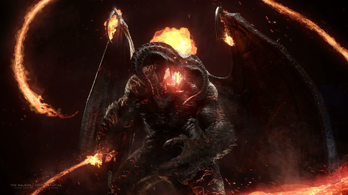 RS_898989's tweet photo. @BohemiaArtFair @gringograss Easy choice... Balrog, from LoTR. https://t.co/kjfc5YXuwu