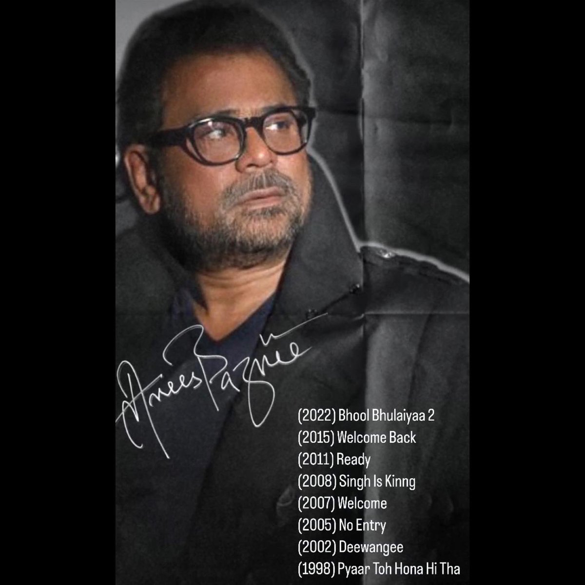iamtanuuj's tweet photo. An entertainer for more than 2 decades, making us experience all the emotions possible in a fantastic way! It’s nothing but an honour to work for you boss 🙏🏻 The real King, the master, the living legend @BazmeeAnees sir❤️ #aneesbazmee #bollywood #film #filmmaker #director #writer https://t.co/1IpyTQC1g9