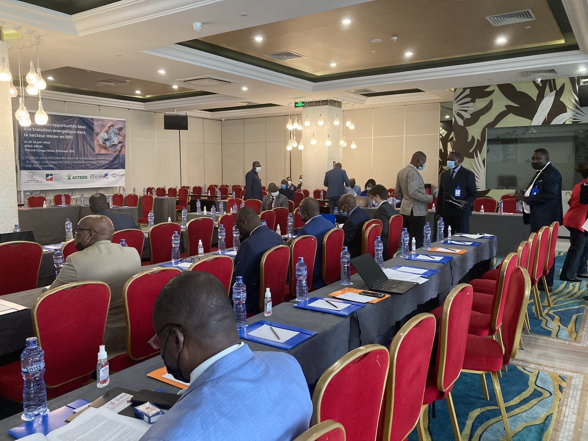 Kick-off ce matin à Kinshasa du Forum National sur les opportunités liées à la Transition Énergétique pour la RDC dans le secteur minier.