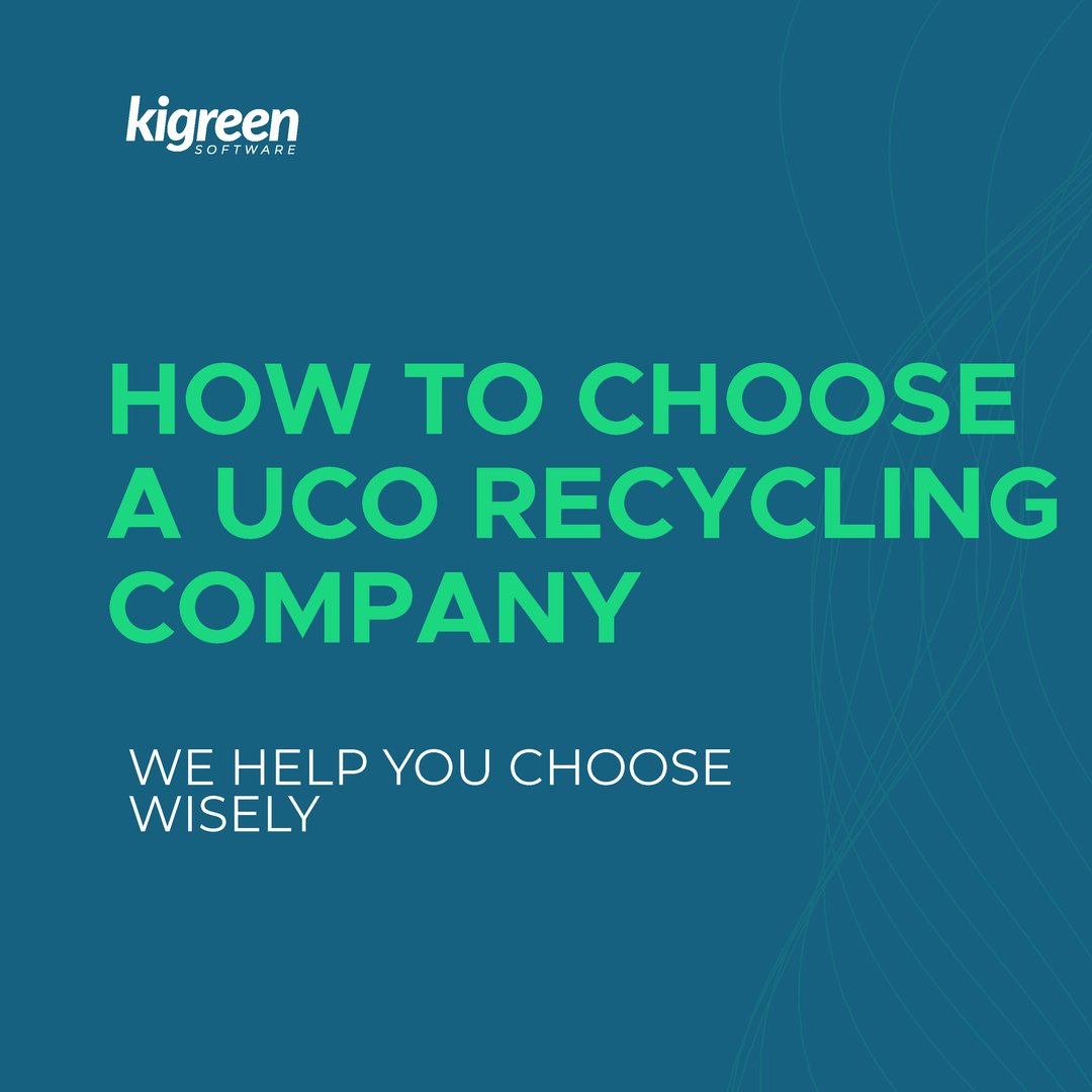kigreensoft's tweet photo. It is very important for foodservice businesses to find the right UCO recycler to work with.
We help you choose your UCO recycler. Follow our tips!
We are also, very proud to say, that all Kigreensoft partners meet the standards!

#kigreensoft #ucorecycling #software https://t.co/LGHSLC8FHc