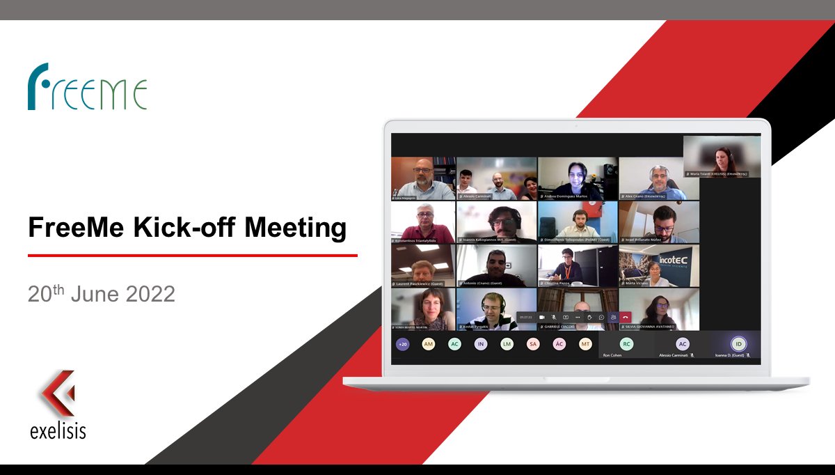 exelisis's tweet photo. 📣 @FreeMeProjectEU has officially launched 🎊
Yesterday, @exelisis proudly participated in the virtual 🖥 kick-off meeting of #FreeMe. 

#horizoneurope #EU #project #coating #plastic #metallization #kickoffmeeting #platingonplastics #EXELISIS #GAZER #PoliMi https://t.co/FkEzcmuK9z