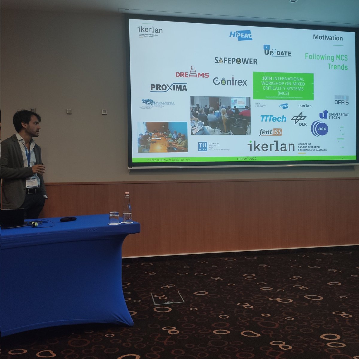 UP2DATE_H2020's tweet photo. 10th edition of the mixed-criticality workshop starts with an overview of its past 10 years! #HIPEAC22 https://t.co/bXnbKjRfZe