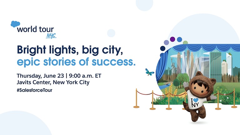 Who all is going to #SalesforceTour NYC on Thursday? Come say hi, I'll be there (in orange of course).