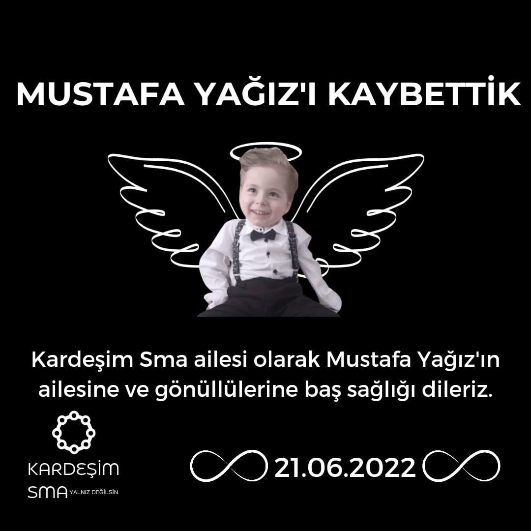 Kardeşim Sma ailesi olarak Mustafa Yağız'ın ailesine ve gönüllülerine baş sağlığı dileriz.
 21.06.2022