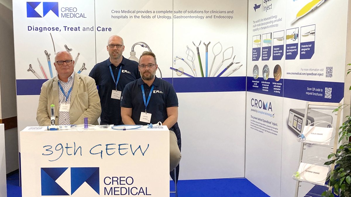 CreoEndoscopy's tweet photo. 🇧🇪 We’ve seen some amazing live cases &amp; met inspirational visitors here at the 39th #GEEW! Visit Réginald &amp; the team on our booth at the Heysel site to learn more about our exciting products or visit https://t.co/D8fPpUTmIK to learn more. https://t.co/3KZAkGEeG7