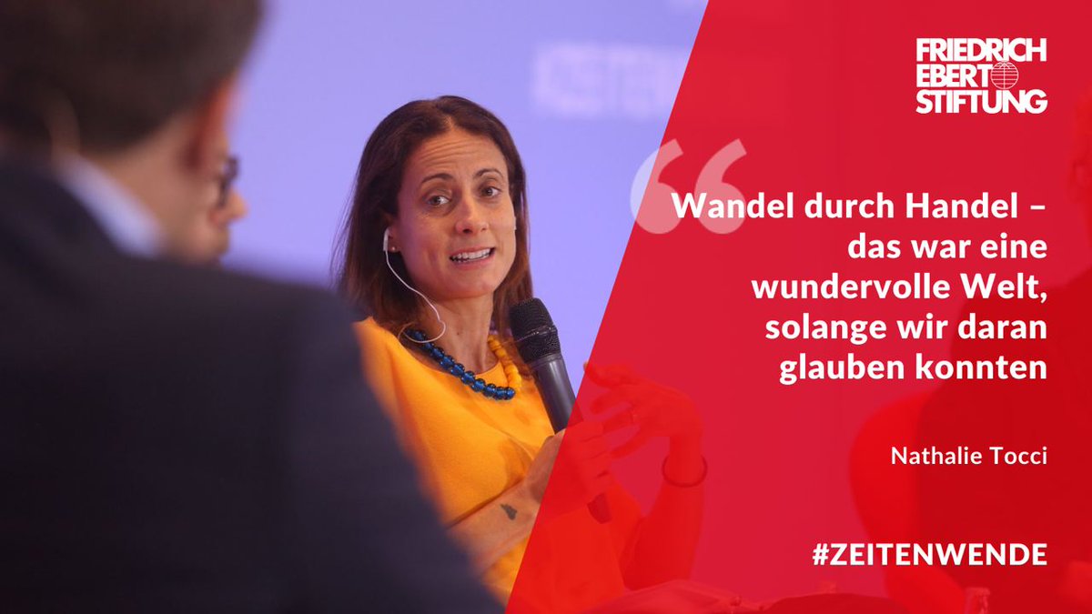 Nathalie Tocci, Direktorin des Istituto Affari Internazionali, am 21. Juni in Berlin auf der FES-Konferenz zur Zeitenwende.