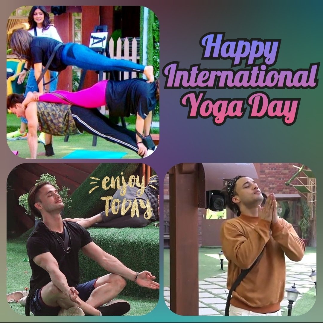 Live long and live healthily... Enjoy Yoga !!!

#AsimRiaz #AsimSquad 
#HappyInternationalYogaDay