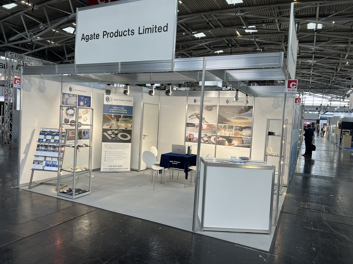 AgateProd's tweet image. All ready @ceramitec 
Hall C1 stand 424
Looking forward to a great exhibition. #technicalceramics #exhibitions #precisionengineering