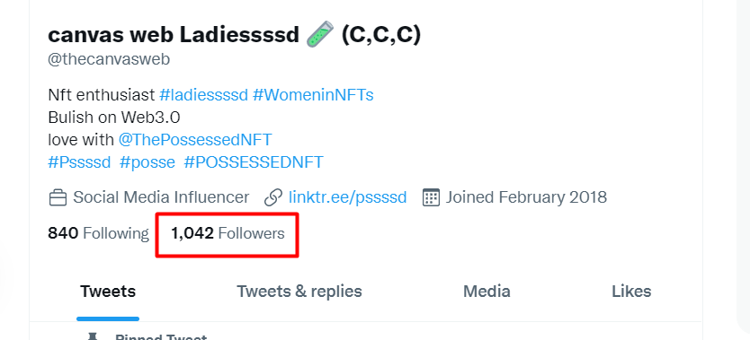 thecanvasweb's tweet photo. GM #possessednft fam .
I am pleased my family crossed  1000. @ThePossessedNFT Thank you to give me the opportunity to explore the web3. @ggDaydreams said connection matters a lot more than test subject and I have a connection. #possessed 
thank you for your support @luuminize https://t.co/hX3CO1mT4G