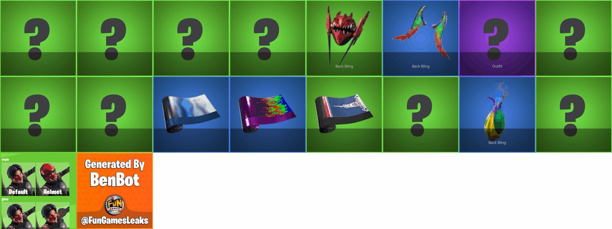 FunGamesLeaks's tweet image. All new cosmetics in #Fortnite 21.10