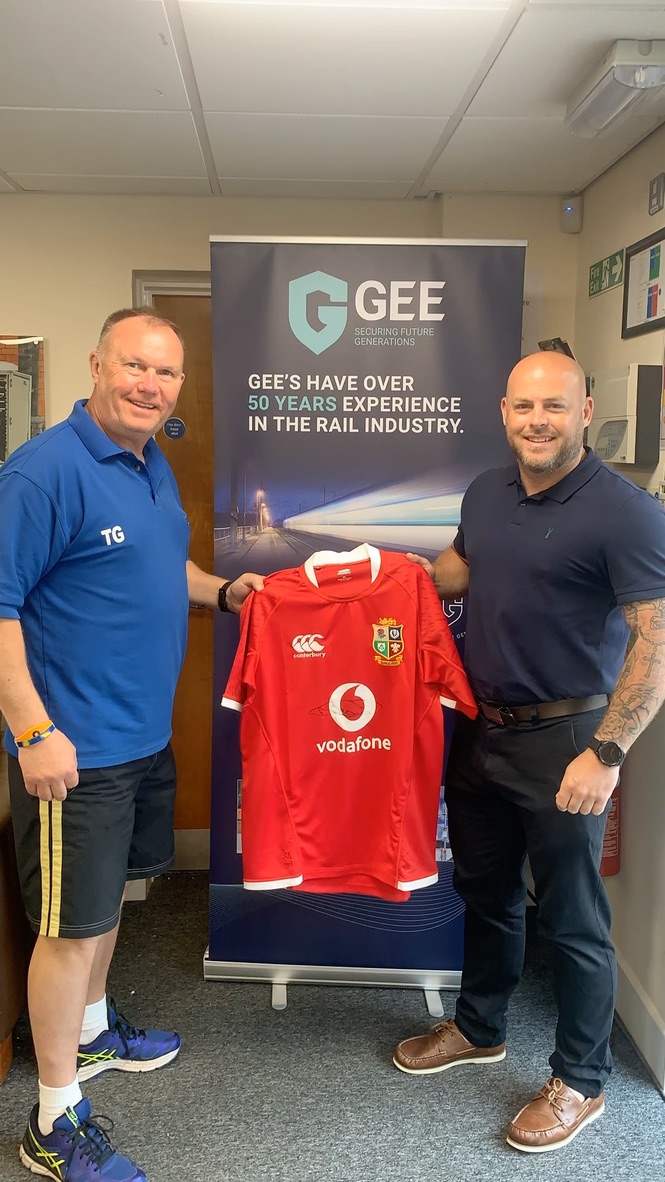 Congratulations again to Ryan, the lucky winner of the British &amp; Irish Lions jersey, signed by Neil Jenkins!