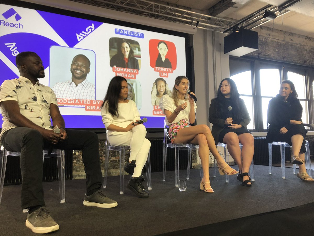 Honored to speak at the  <a href="/Algorand/">Algorand Technologies</a> <a href="/reachlang/">Reach Platform</a> <a href="/goFYEO/">FYEO</a> panel on Public Goods yesterday with some Boss #web3 women! ☺️✨❣️🌱 #togetherweglow