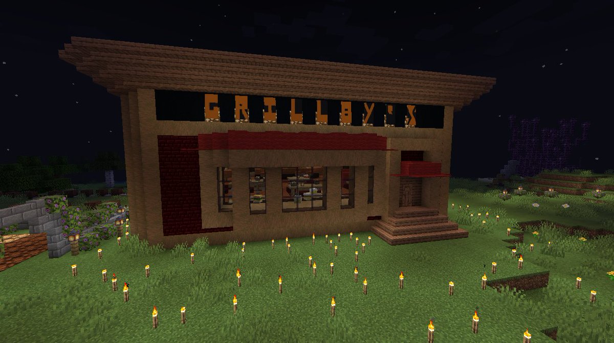 _ynahzone's tweet photo. I recreated Grillby's on my public smp :)) #undertale #grillbys https://t.co/A3aPaLp4kl