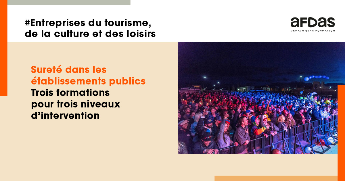 Afdas's tweet photo. ⚠️La prévention des risques liés à la sûreté est devenue un enjeu incontournable pour faire face aux risques de malveillance. La @CFPTS_CFASVA vous propose 3 formations autour de la sureté. 
🎯 N'attendez pas, formez vos salariés dès maintenant > https://t.co/ecrqiNvw1q https://t.co/ueCjoSSZXi