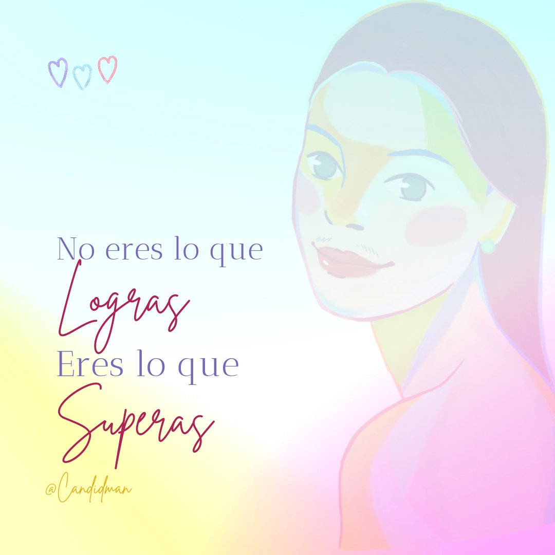 Candidman's tweet image. "No eres lo que #logras, eres lo que #superas".

😎 @Candidman

#Candidman 

#Frases #Motivación 
#Superación #Crecimiento 
#CandidmanMX