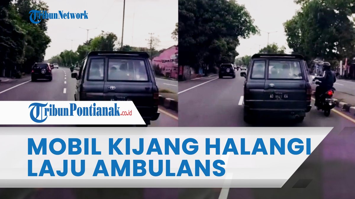 tribunpontianak's tweet photo. ยฎ๏ธ ๐ด Mobil Kijang Halangi Laju Ambulans di Jalan Raya Jogja-Solo https://t.co/2AStwD0cOC lewat @YouTube
#kijang #halangi #ambulans #mobil #menghalangi #ambulance #gawatdarurat #pasien #emergency #jogja #solo Malaysia Petugas Kuki Nabung Soft Semoga Bapak https://t.co/DEGQcThMO8