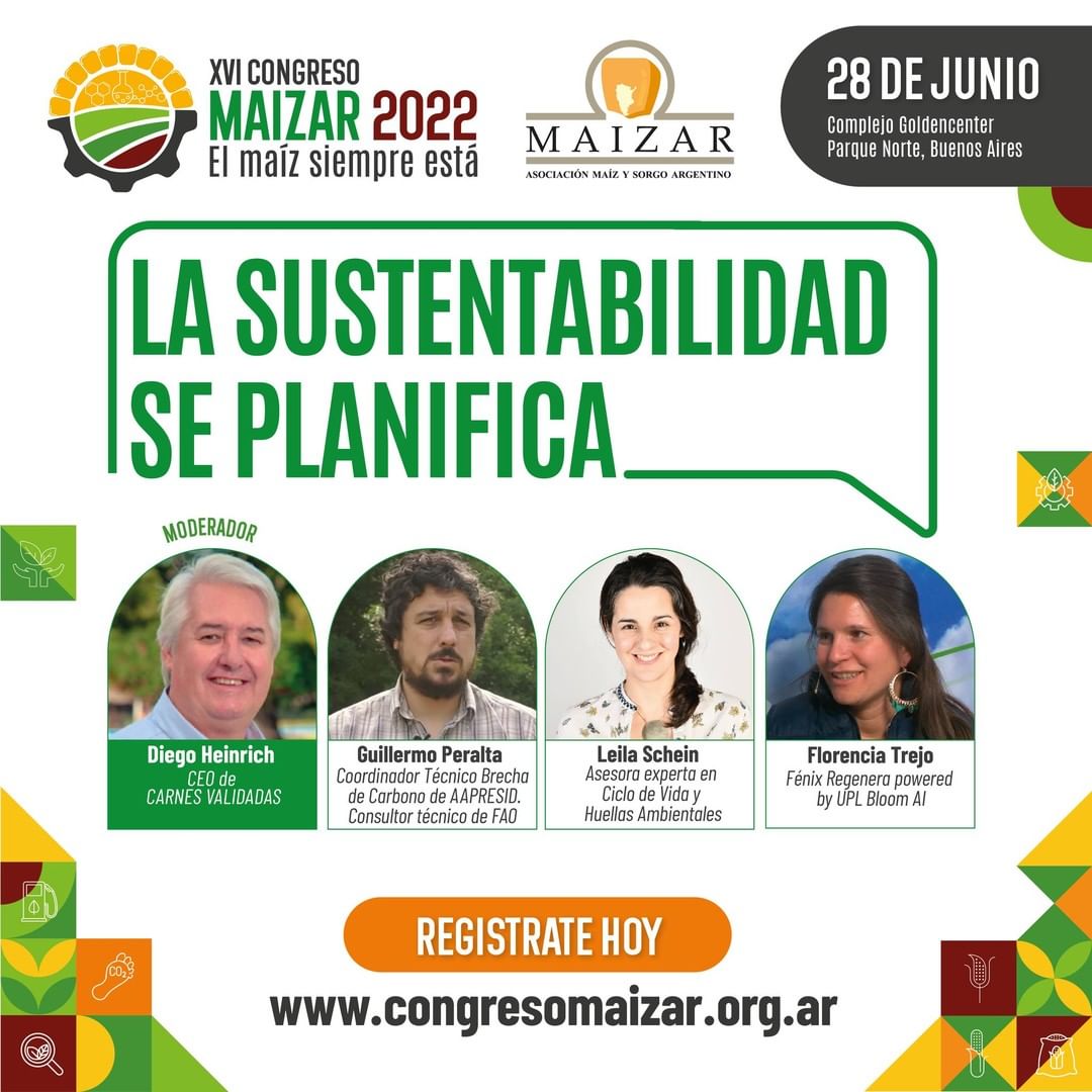 🌽En el marco del 𝗫𝗩𝗜 𝗖𝗼𝗻𝗴𝗿𝗲𝘀𝗼 𝗠𝗮𝗶𝘇𝗮𝗿 𝟮𝟬𝟮𝟮, nuestro CEO &amp; Co-Founder, Diego Heinrich estará participando el día 28/06 a las 10:15 hs de la mesa "La sustentabilidad se planifica"

📝Para más información e inscripciones: ingresar a: congresomaizar.org.ar