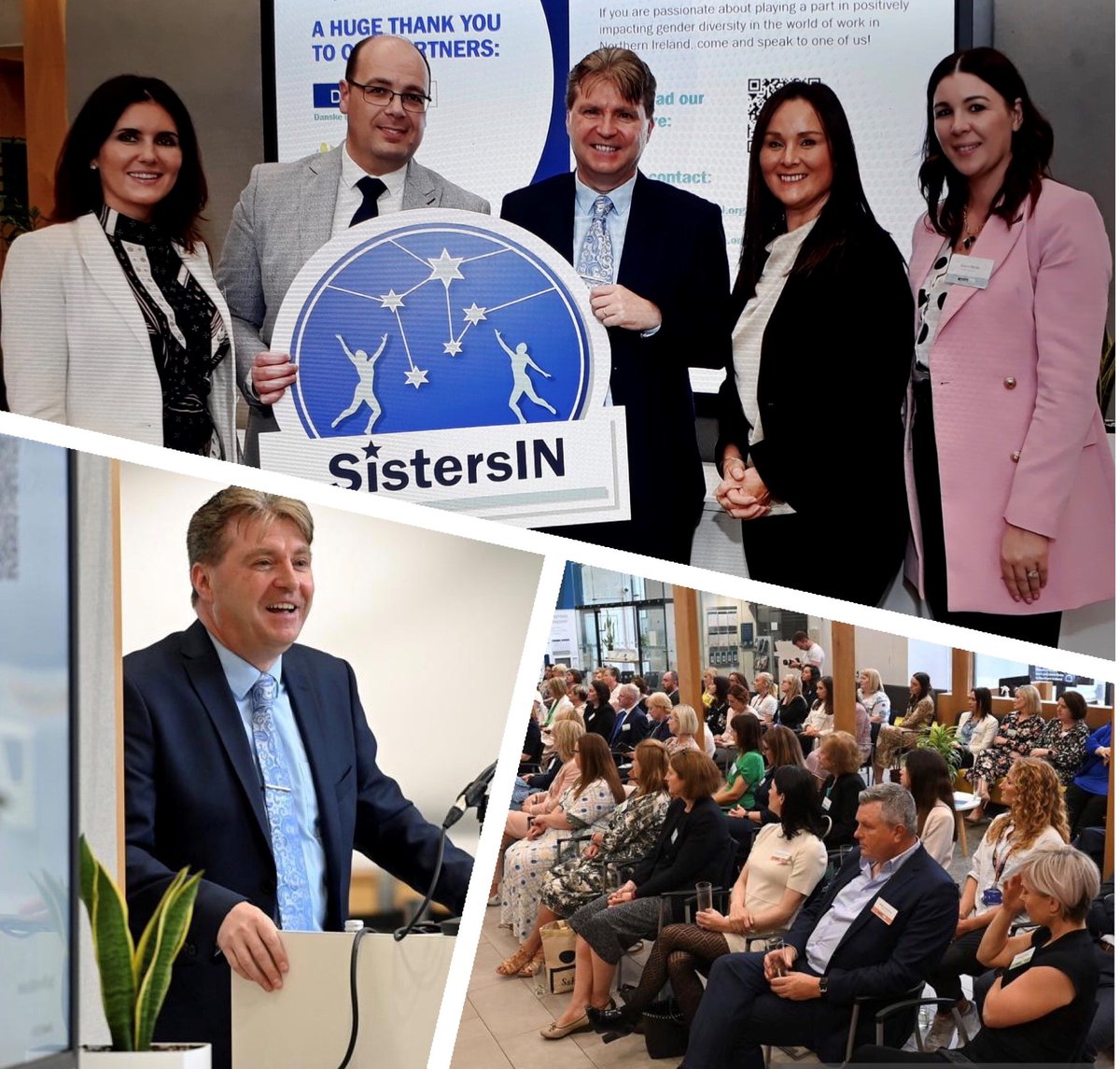 Delighted to attend the <a href="/SistersIN_HQ/">SistersIN</a> corporate launch at <a href="/DanskeBank_UK/">Danske Bank</a>. 

A fantastic evening networking with our SistersIN schools and businesses. Looking forward to launching the programme in Thornhill College in September with our partners <a href="/AXA/">AXA</a> and <a href="/alchemytechs/">@alchemytechs</a>.