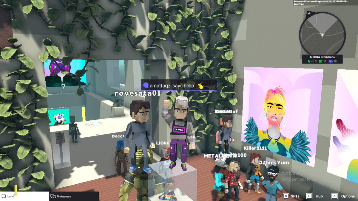 amat_faqzi's tweet photo. @TheSandboxGame @worldofwomennft I just participated in the #TheSandbox weekly contest for a chance to win 200 mSAND! I found the art piece, check out my screenshot below!
👇
#SandboxGame #MoCDAExhibitions #NFT #GameMaker #VoxEdit #mSand https://t.co/efQEgCt1et