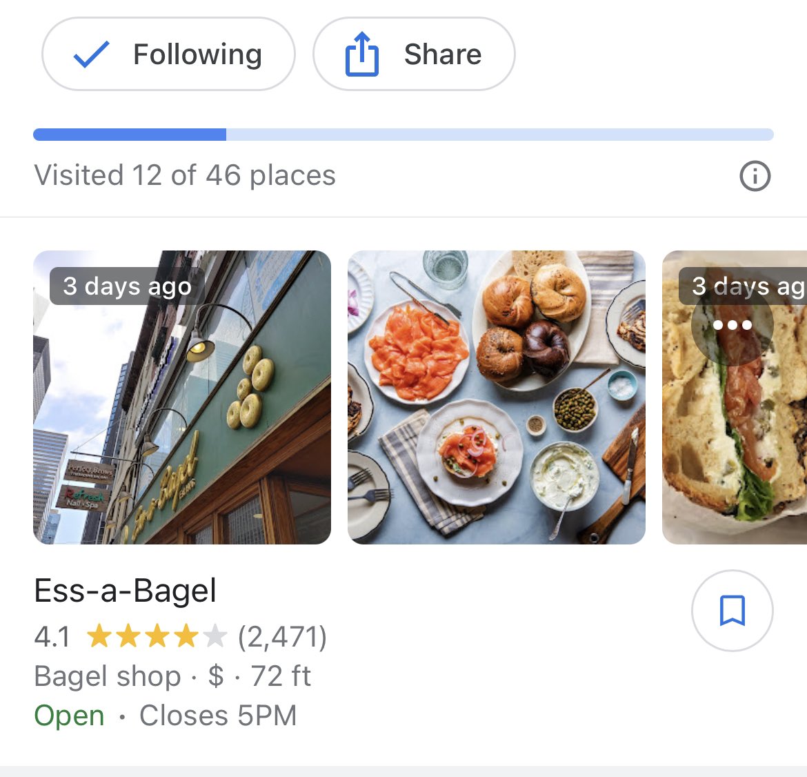 Imminentt's tweet image. Good morning NYC

Tried my first NYC bagel, it was delicious! Coming back again to try other pairings. Slowly getting through my list of places to visit, there is so much to explore in NYC. I love it.