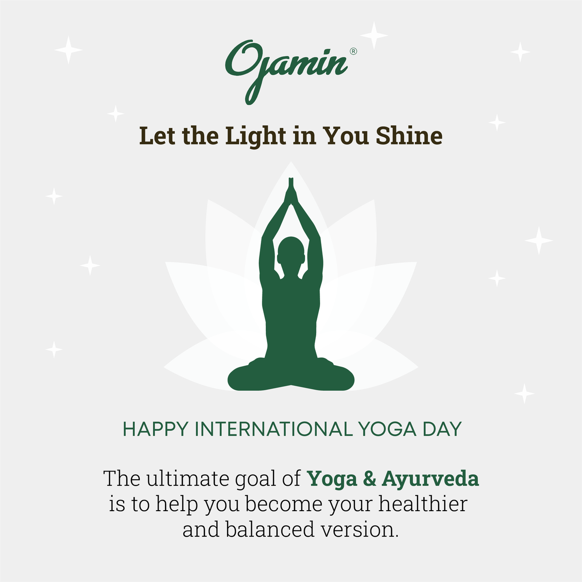 IndiaOjamin's tweet photo. Team Ojamin wishes you all a Happy International Yoga Day. Our aim is to help people fight diabetes with the ancient magic of Ayurveda.
#OjaminIndia #YogaDay #InternationalYogaDay #Fitness #Meditation #OjaminCares https://t.co/MH8g2MXwIE