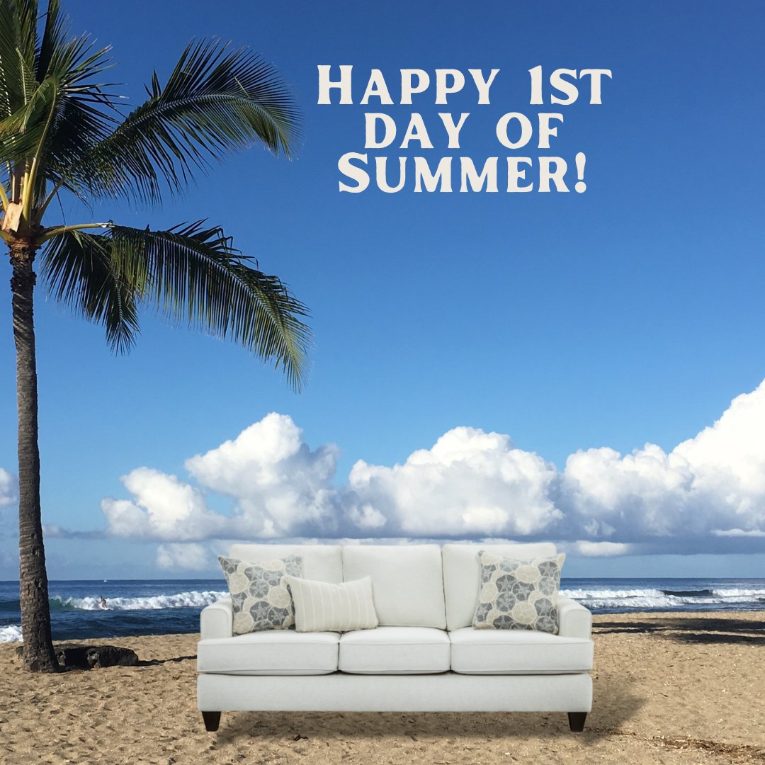 It's officially summer! We can make furniture here right? 😆