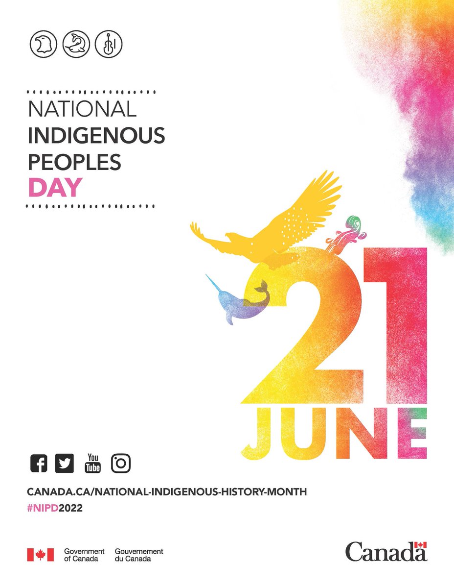 FamilyDayGTA's tweet image. Today is National Indigenous Peoples Day -- a day for all Canadians to recognize and celebrate the unique heritage, diverse cultures and outstanding contributions of First Nations, Inuit and Métis peoples.  
To learn more: bit.ly/3z61cKv