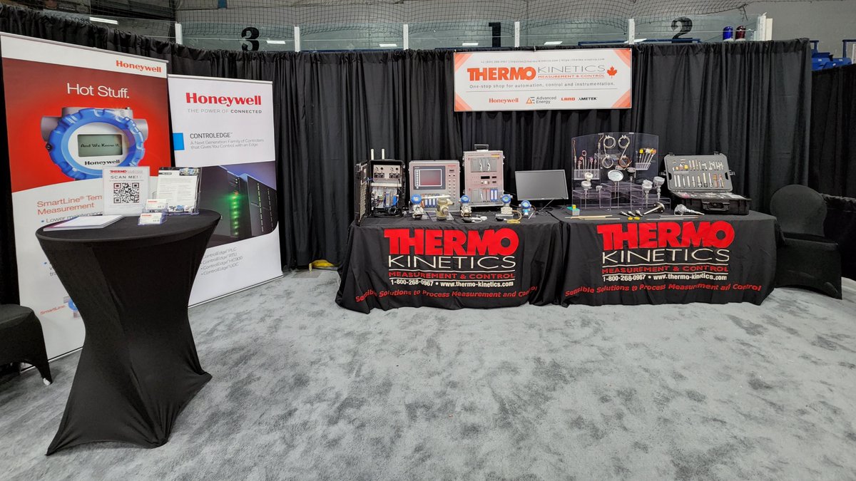 Thermo_Kinetics's tweet photo. Today is day #1 of the #PetroChem2022 Conference & Exhibition in Sarnia, Ontario! Come visit us at booth 410 and see how Thermo-Kinetics can be your one-stop shop for #automation, #control & #instrumentation.
#tradeshow #petrochemical #measurementandcontrol #thermokinetics https://t.co/HkKaWeNHka