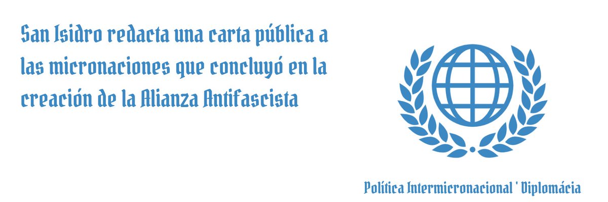 MicroAsuntos's tweet photo. San Isidro redacta una carta pública a las micronaciones del mundo, que concluyó en la AAM

https://t.co/COrWfk917w https://t.co/TIkd020dIm https://t.co/9L8BsEaytg