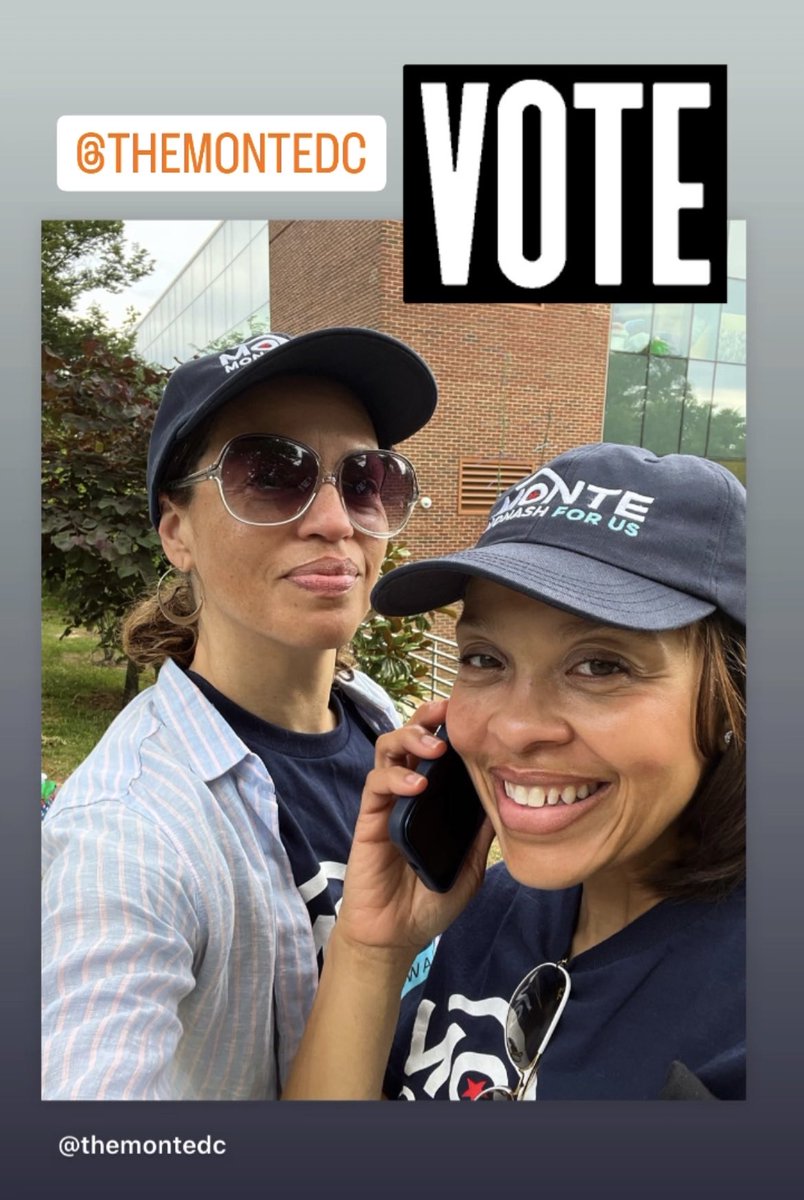 VOTE TODAY for ⁦<a href="/MonteMonash/">Monte Monash</a>⁩ if you’re in DC!! And if you live in Ward 3!! 💙💙