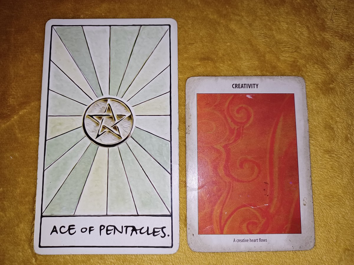 EmpressStrong25's tweet image. #22June2022: 🌘 #Revati♓ #AceofPentacles We have free rein today to let our creativity do the talking, because it leads to greater wealth or abundance, either directly or indirectly. For some of you, hobbies you're interested might be more lucrative than you thought! 🍯🪙
