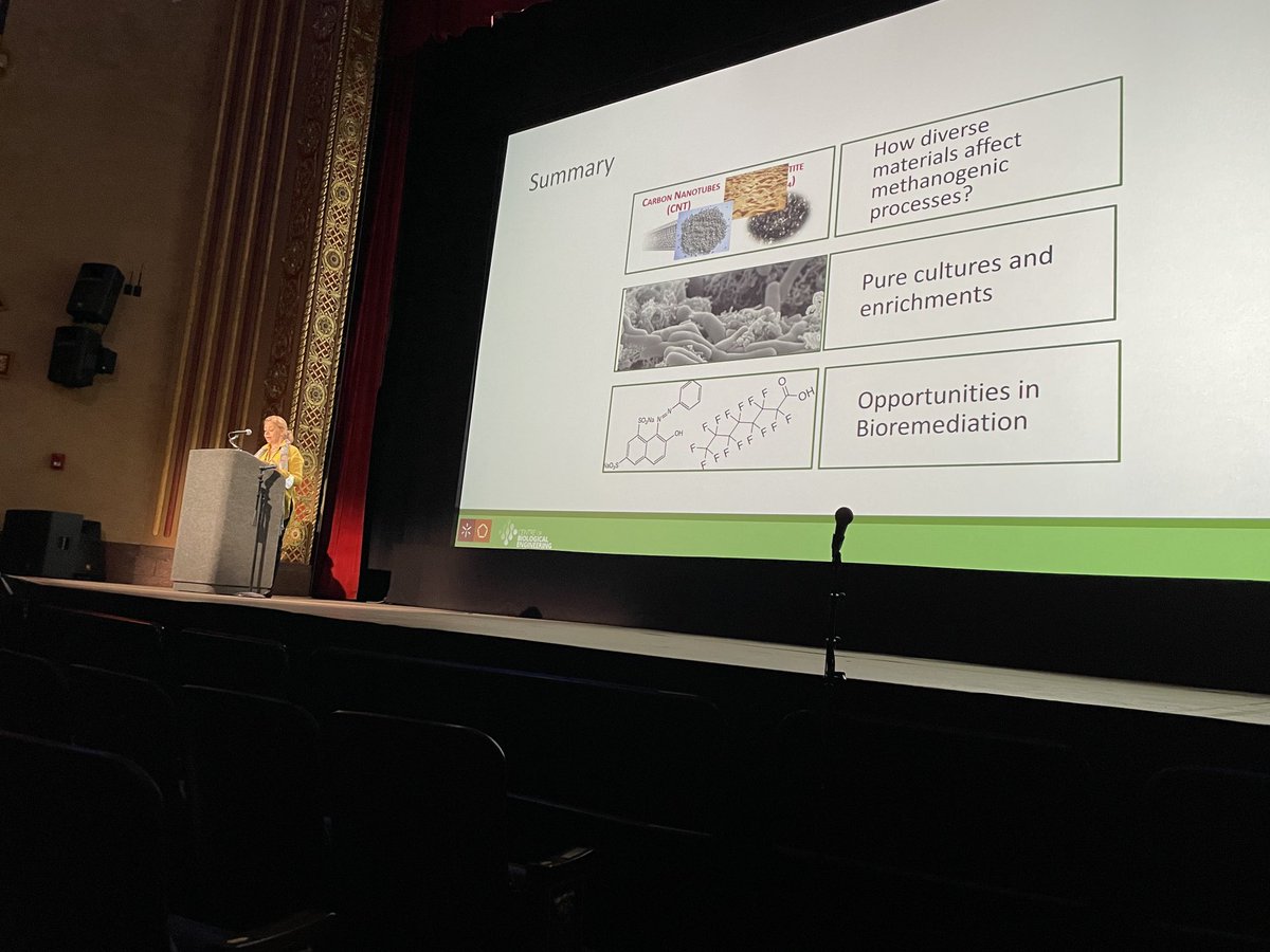 Magdalena Alves discusses the potential benefits of adding a variety of materials to anaerobic digesters #AD17 ⁦<a href="/IWA_AD17/">IWA_AD17</a>⁩