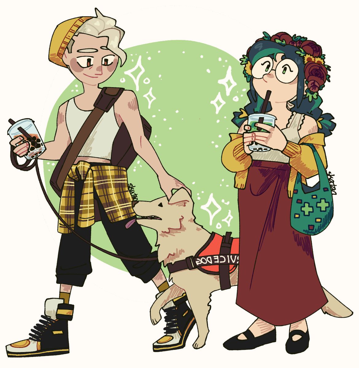 Skatankata's tweet photo. I respect the huntlow shippers of the fandom, y'all make some good art, here have some owl house food https://t.co/Yg2cBxZZ5D