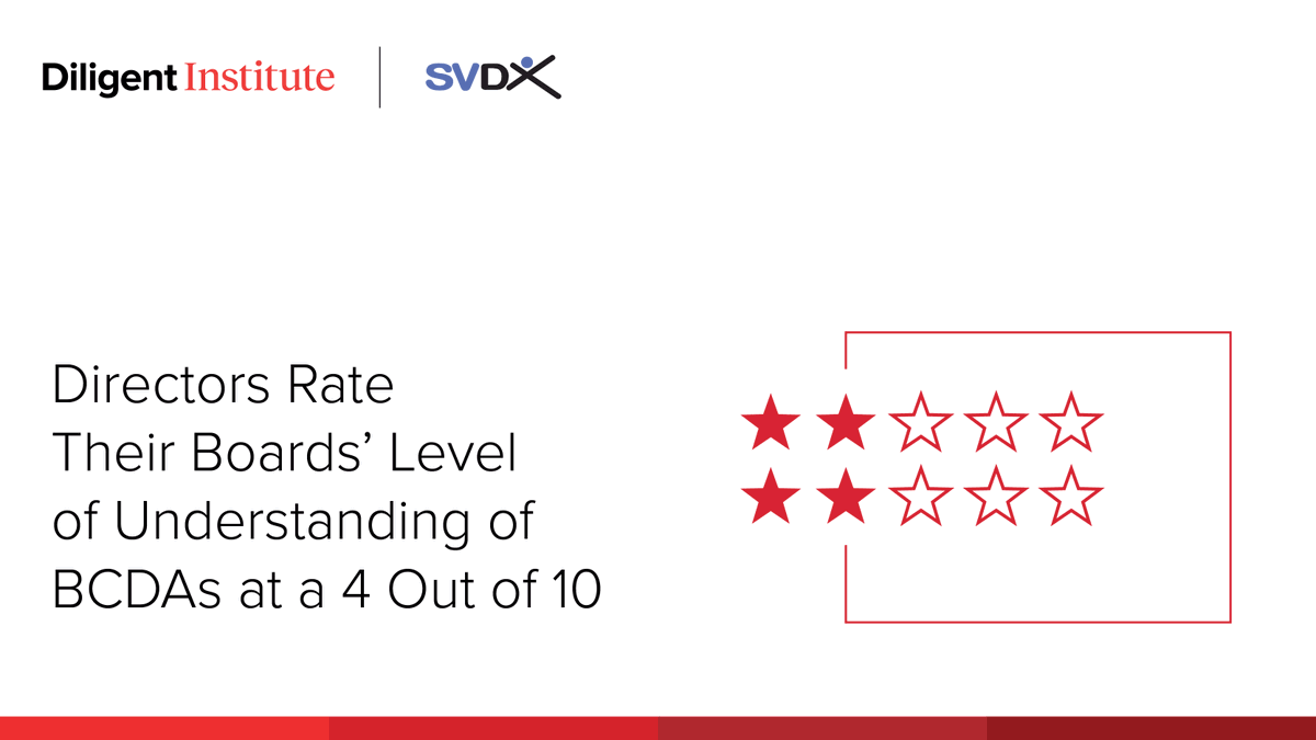 A new report from Diligent and <a href="/ValleyExchange/">Silicon Valley Directors' Exchange</a> finds 40% of board directors view #blockchain digital assets as a major competitive advantage. Learn more about the report’s key findings here: bit.ly/3HD7FyG #ModernGovernance #Crypto