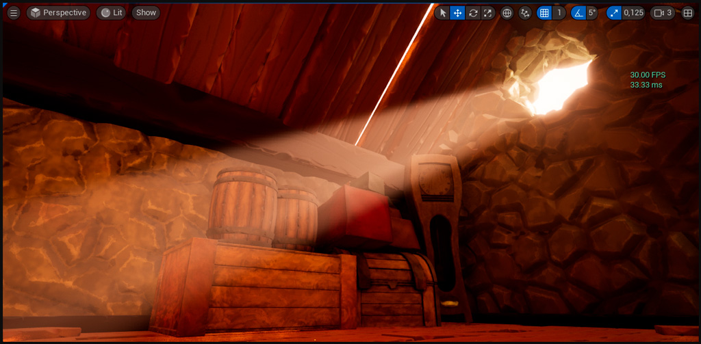 Xogando cunha dirección estilizada, mesturándoa coa maxia negra que consegue Lumen en Unreal Engine 5.  Estouno a pasar super ben con este environment. 

#UnrealEngine5 #UE5 #lumen #environment #wip