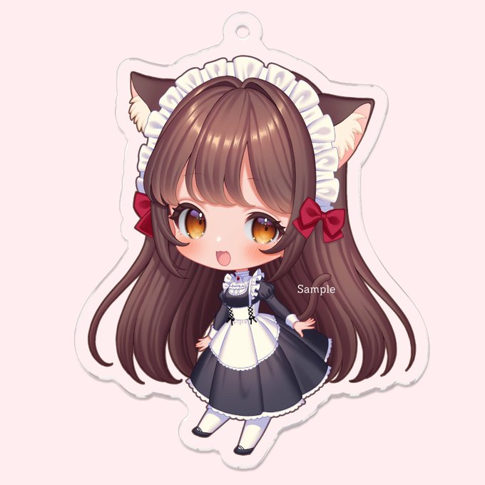 夏コミで頒布するアクキーのイラストできた✨🙌 