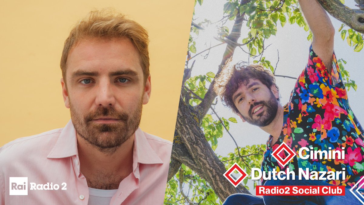 Oggi, #22Giugno, ospiti a #Radio2SocialClub @ViolantePla, Cimini e Dutch Nazari 🎉  

ON AIR dalle 10:30 alle 12 su #RaiRadio2 📻 bit.ly/AscoltaRadio2  
E in video su <a href="/RaiPlay/">RaiPlay</a> 🖥 bit.ly/GuardaCheRadio