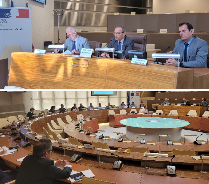 #CODAF | Le préfet, les procureurs de Toulon et Draguignan ont présidé le Comité opérationnel départemental anti-fraude du #Var et dressé le bilan 2021: 
✅ 135 opérations de contrôle
✅ 19,2 M€ de fraudes aux prestations sociales détectées
➕ d'infos 👉 var.gouv.fr/le-bilan-2021-…