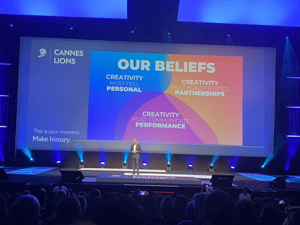 Inspiring stuff here at <a href="/Cannes_Lions/">LIONS | The Home of Creativity</a> from P&amp;G CMO and legend Marc Pritchard showing how creativity can be a force for growth and a force for good. Consumers want more from brands and the brands like P&amp;G that understand how to do this will lead the way. <a href="/fleishmanIE/">FleishmanHillardIE</a>