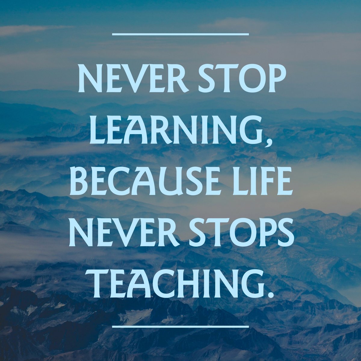 "Never stop learning, because life never stops teaching." 📚
.
#TuesdayMotivation #TeachersofTomorrow #ChooseTeaching