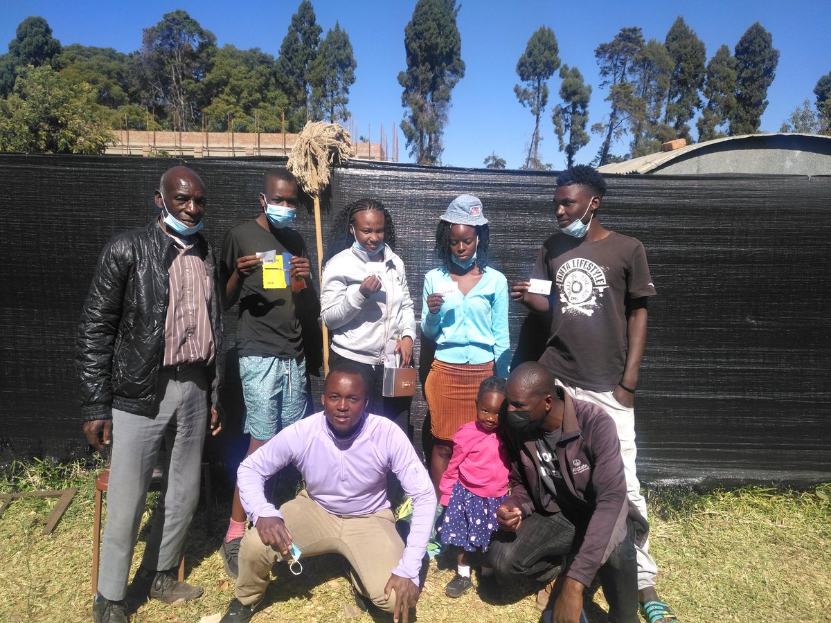africaIYP's tweet photo. Today in partnership with @ercafrica we assisted a group of people from Sunningdale 2 to register to vote. If you need transport assistance to register to vote contact us on WhatsApp at +263 719 622 44
#GetYourID and #RegisterToVoteZW
#DiasporaVoteNow https://t.co/T0vBKPdy4k