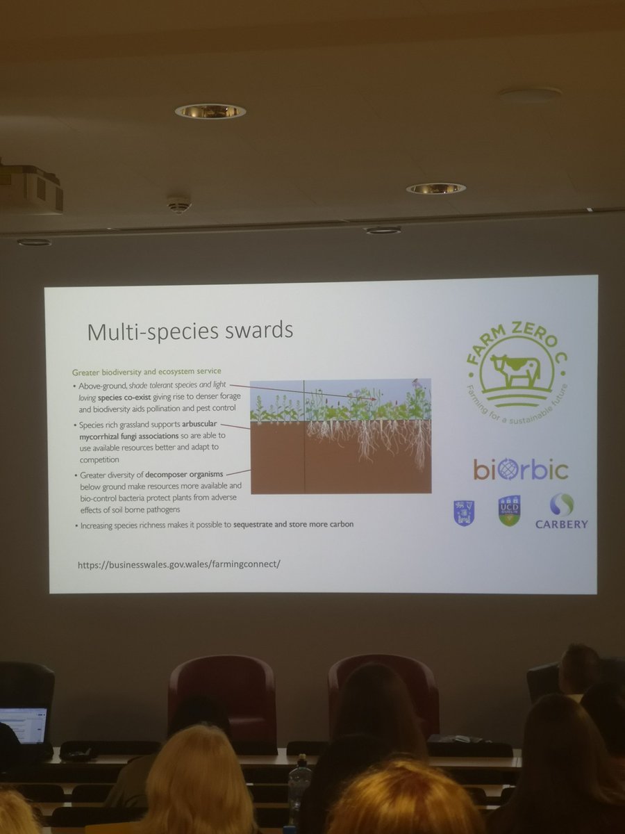 The importance of sward diversity in agriculture is a key topic at #Environ2022 due to wide variety of associated benefits. Several talks targettting this in the land use session tomorrow #unlockingsustainability