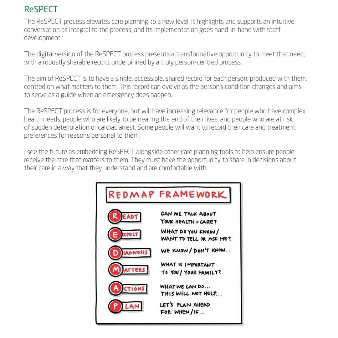lynseyfielden1's tweet image. CMO @DrGregorSmith #NHSScot22 endorsing #ReSPECTprocess in todays annual report. The journey is really just beginning to enable more people to access and record their story and wishes @timwarren2020 @JASpiller @ndpscotland &amp;amp; many staff @NHSForthValley